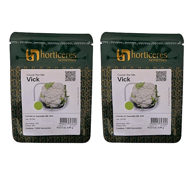 2.000 Sementes de Couve-Flor Híbrida Vick  - Horticeres