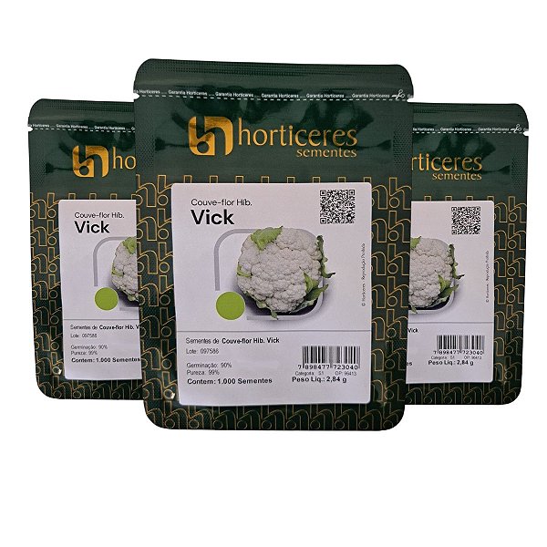 3.000 Sementes de Couve-Flor Híbrida Vick - Horticeres