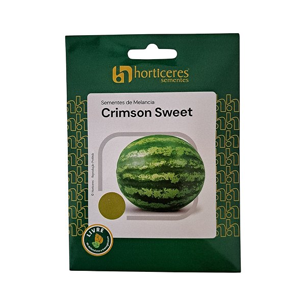 100G Sementes de Melancia Crimson Sweet - Horticeres