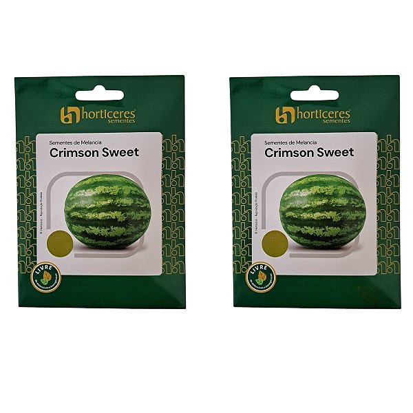 200g Sementes de Melancia Crimson Sweet - Horticeres