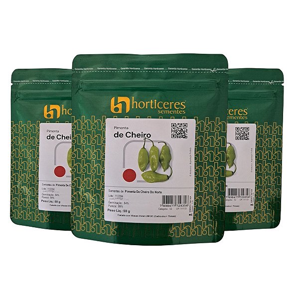 150g Sementes de Pimenta de Cheiro do Norte - Horticeres
