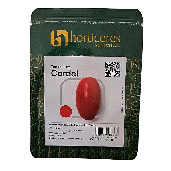 1000 Sementes Tomate Híbrido Cordel - Horticeres