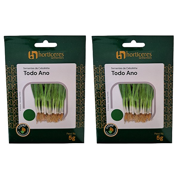 10g Sementes de Cebolinha Todo Ano Horticeres – Crescimento Rápido