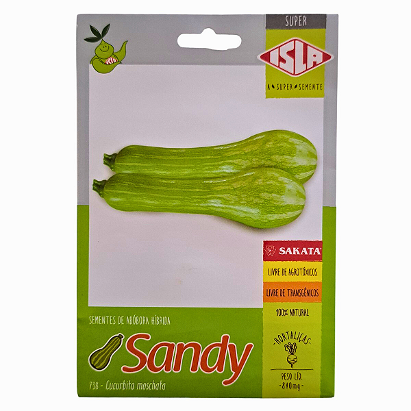Sementes de Abóbora Sandy Híbrida 840mg Isla – Vigor e Qualidade