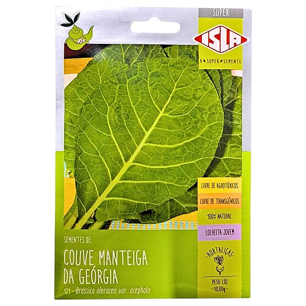 10g Sementes de Couve Manteiga de Georgia - Isla Sementes