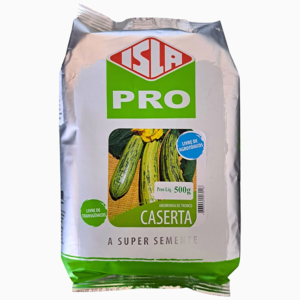500g Semente de Abobrinha de Tronco Caserta - Isla