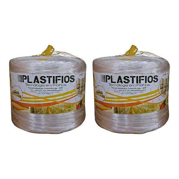 Fitilho Plástico Rosê 2000 Metros Para Amarração E Condução