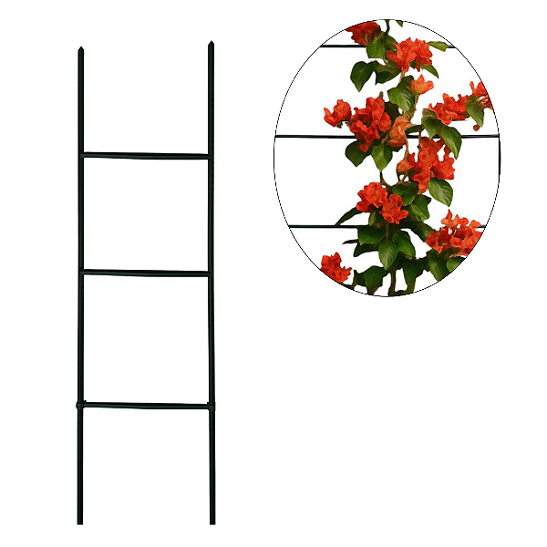 Estaca de Aço Revestida 16x2100mm - Suporte Para Trepadeiras