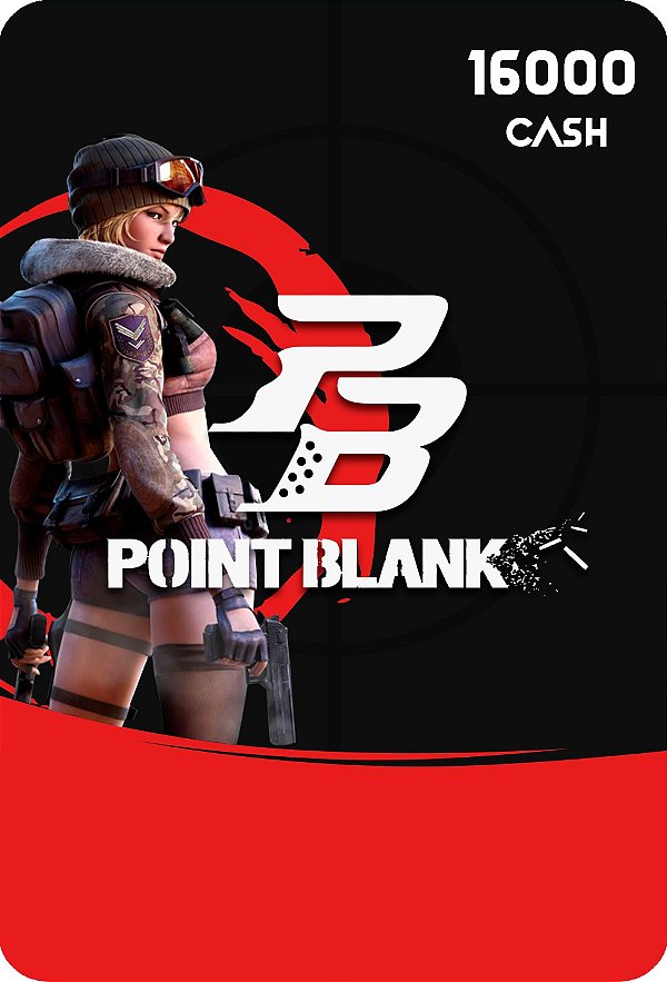Cartão Point Blank 16.000 Pb Cash Card