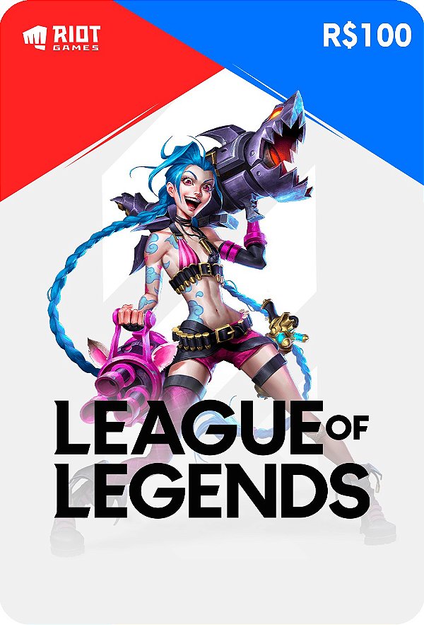 RIOT POINTS - LEAGUE OF LEGENDS - R$100