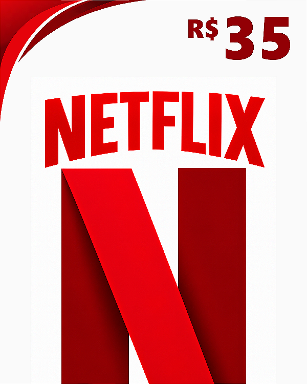 Netflix Cartão Presente R$ 35 Código de Resgate
