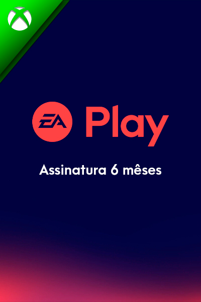 EA Play Card - Assinatura 6 Mêses - Xbox Código de Resgate
