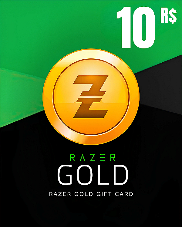 Gift Card Razer Gold - Código de Resgate R$10