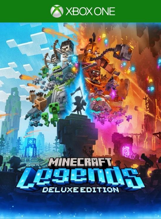 Minecraft Legends Edição Deluxe XBOX ONE Código de Resgate 25 Dígitos