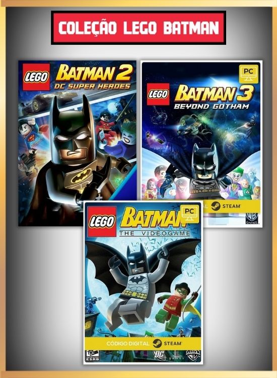 Pacote Lego Batman Steam Código de Resgate digital