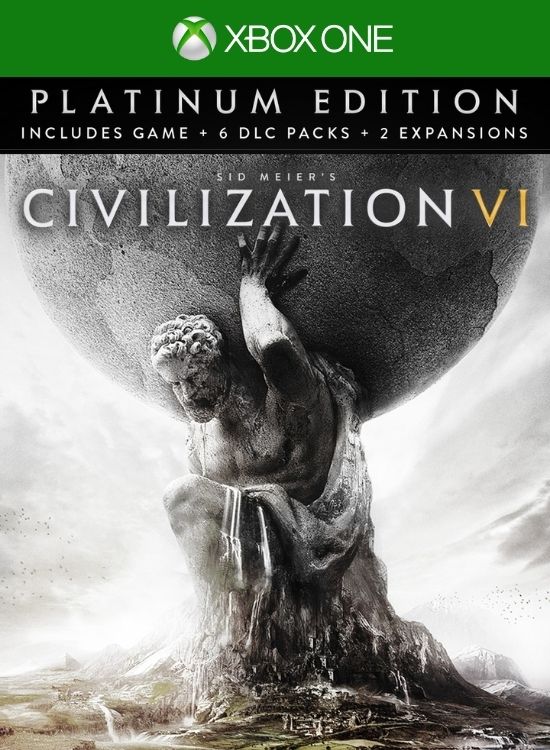 Sid Meier's Civilization® VI: Edição Platina XBOX ONE Código de Resgate 25 Dígitos