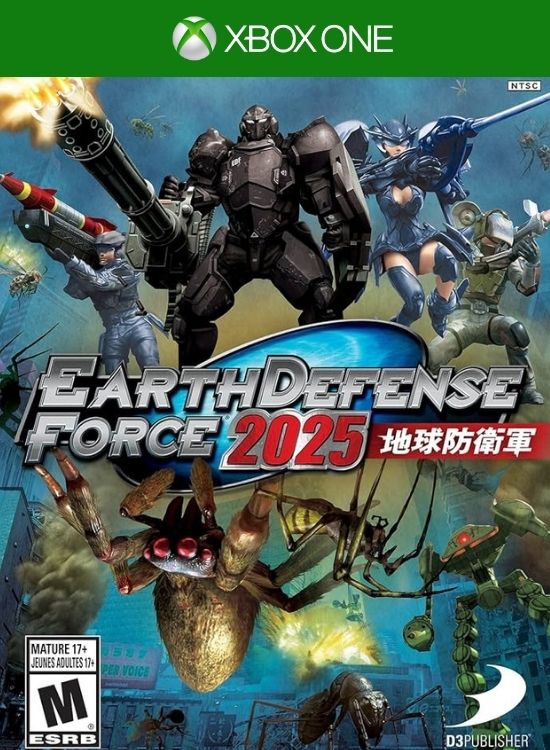 Earth Defense Force 2025 XBOX ONE Código de Resgate 25 Dígitos