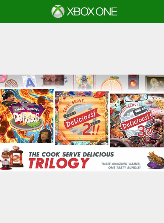 Cook, Serve, Delicious! Trilogy Bundle! XBOX ONE Código de Resgate 25 Dígitos
