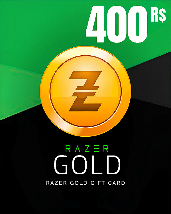 Gift Card Razer Gold - Código de Resgate R$400