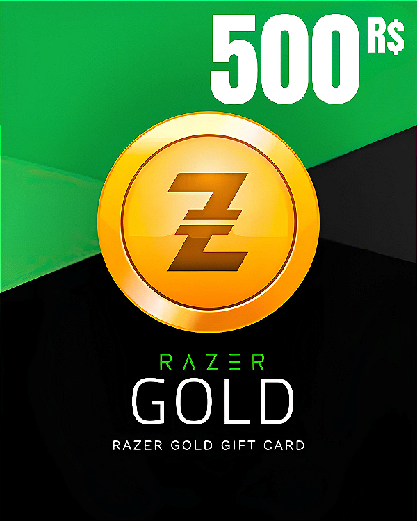 Gift Card Razer Gold - Código de Resgate R$500