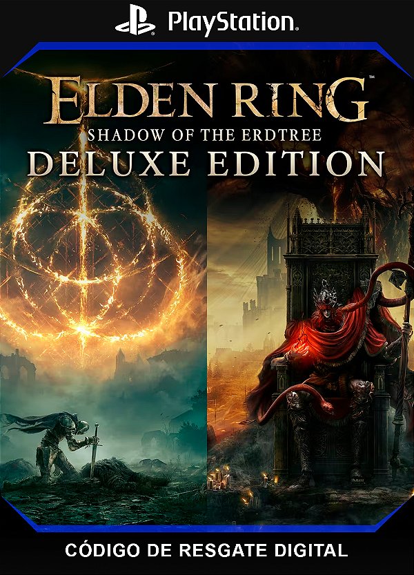 ELDEN RING Shadow of the Erdtree Deluxe Edition - PS4 & PS5 Código de Resgate digital