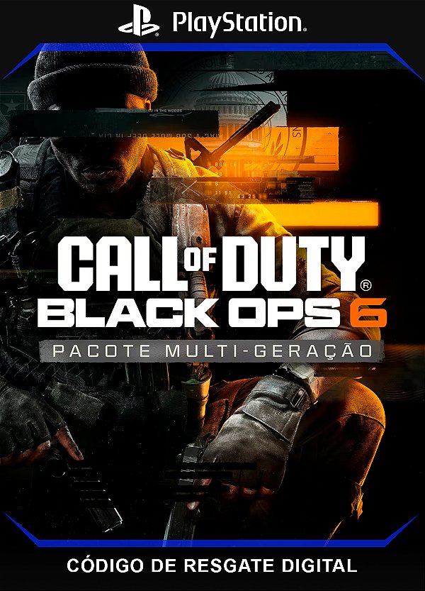 Call of Duty®: Black Ops 6 - Pacote Multigeração - PS4 & PS5 Código de Resgate digital