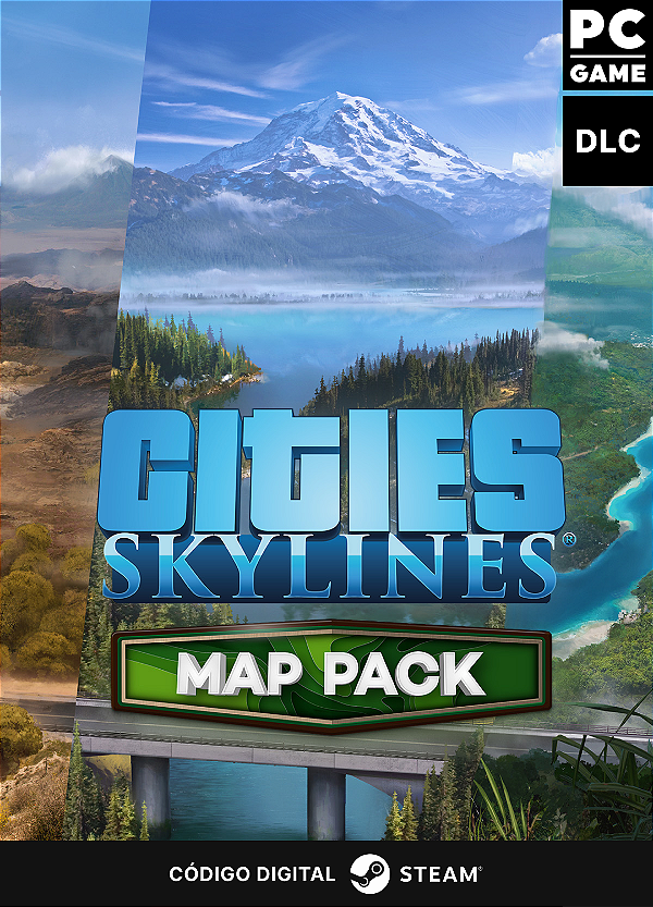 Cities: Skylines - Content Creator Pack: Map Pack DLC - Steam CD Key