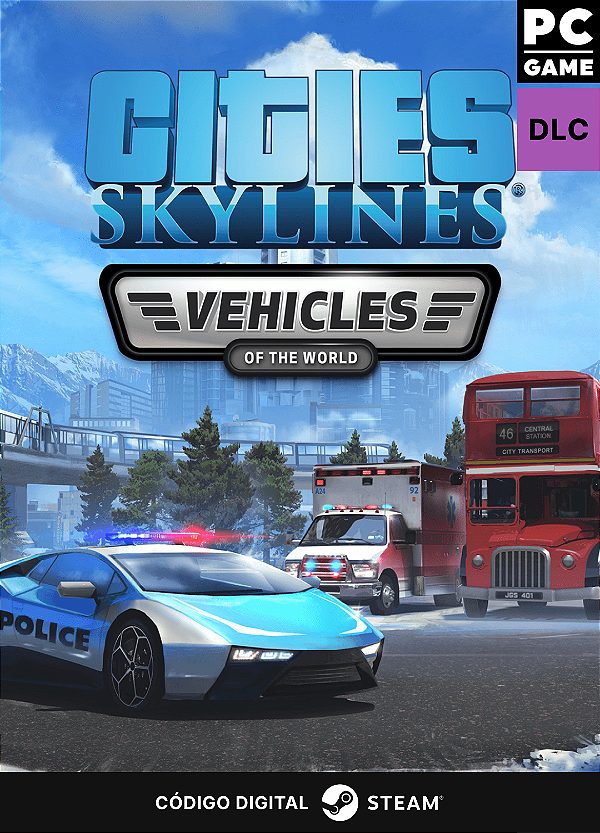 Cities: Skylines - Content Creator Pack: Vehicles of the World DLC - Steam CD Key
