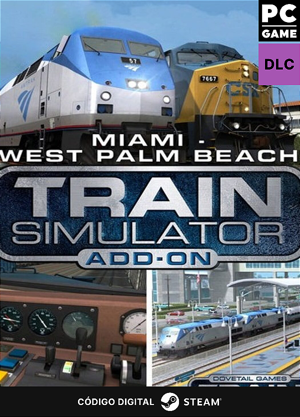 Train Simulator: Miami - West Palm Beach Route Add-On DLC - Steam CD Key