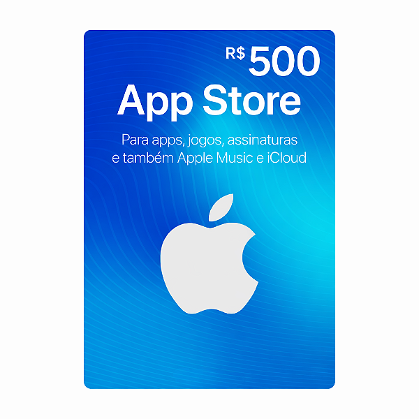 Gift Card App Store 500 Reais - Código Digital