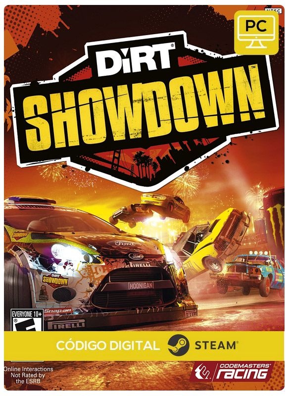 DiRT Showdown  PC CD-KEY Steam Código De Resgate Digital