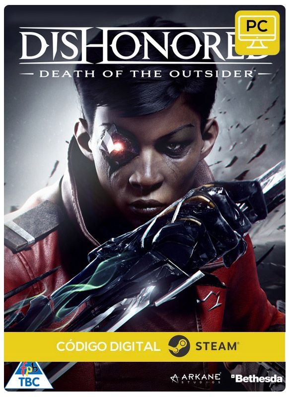 Dishonored Death of the Outsider  PC CD-KEY Steam Código De Resgate Digital
