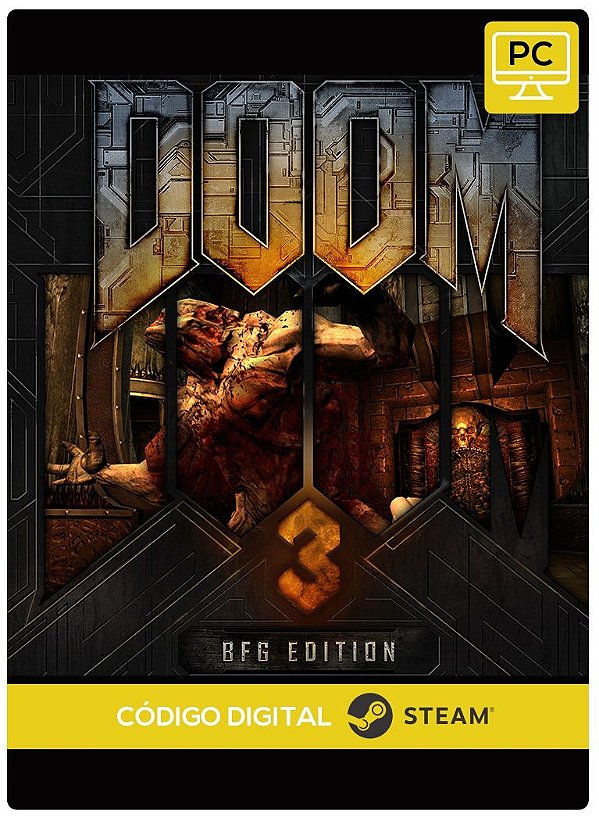 Doom 3 Bfg Edition Steam Pc Código De Resgate Digital