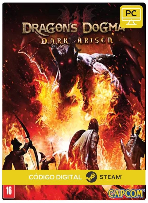Dragon's Dogma Dark Arisen  PC CD-KEY Steam Código De Resgate Digital