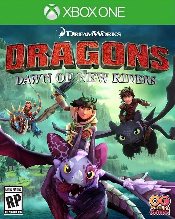 DreamWorks Dragões Amanhecer de Novos Cavaleiros Xbox One Código de Resgate 25 Dígitos