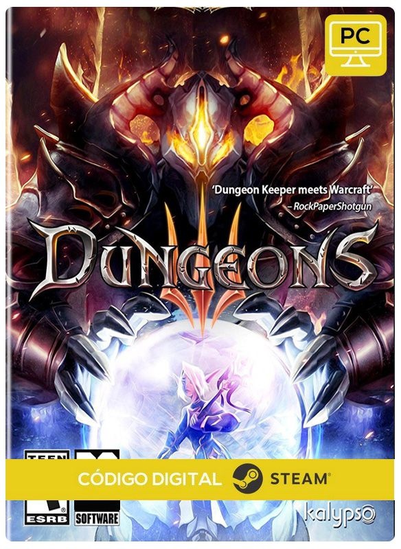 Dungeons 3 PC CD-KEY Steam Código De Resgate Digital