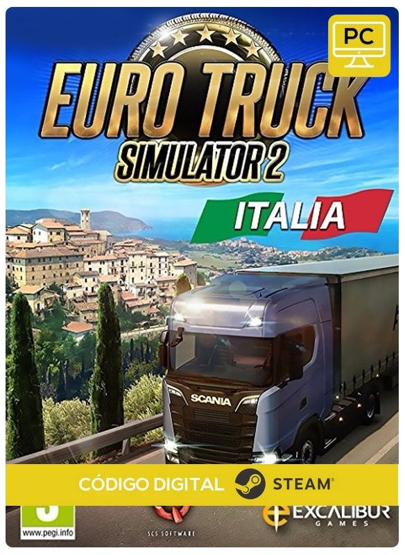 Euro Truck Simulator 2 - Italia DLC Steam Pc Código De Resgate Digital