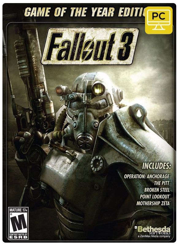 Fallout 3 GOTY Pc Steam cdkey Código De Resgate Digital
