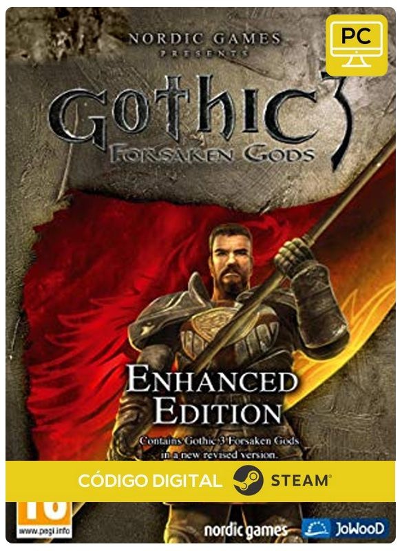 Gothic 3: Forsaken Gods Enhanced Edition Steam  CD Key Pc Steam Código De Resgate Digital