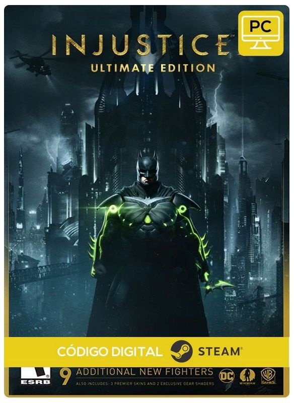 Injustice 2 - Ultimate pack DLC  Steam  CD Key Pc Steam Código De Resgate Digital