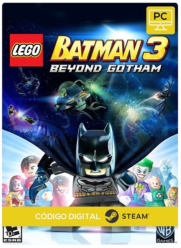 Lego Batman 3 Beyond Gotham Steam Código De Resgate Digital