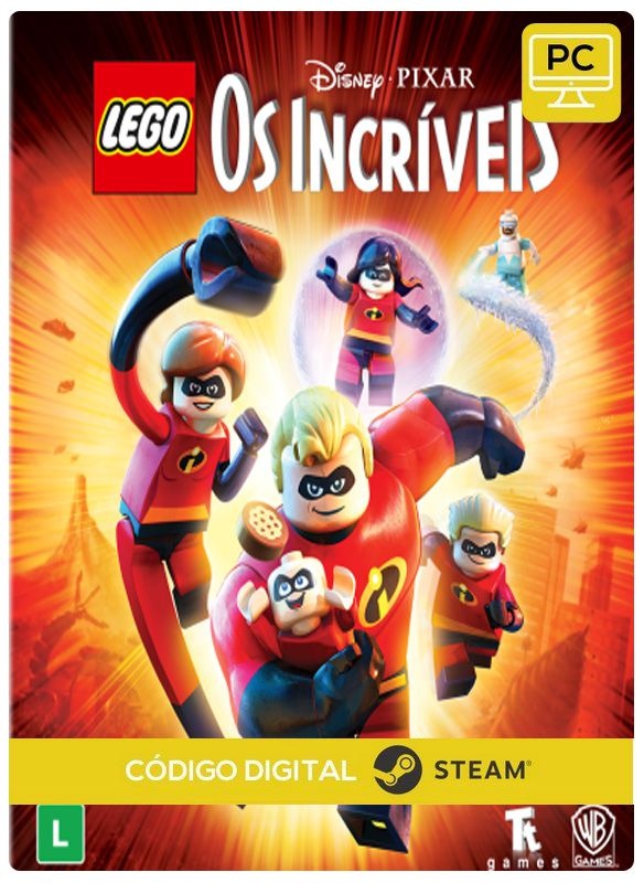 LEGO The Incredibles  Steam Pc Código De Resgate Digital