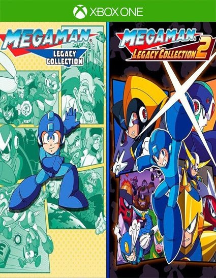 Mega Man Legacy Collection 1 & 2 Combo Pack Xbox One Código de Resgate 25 Dígitos