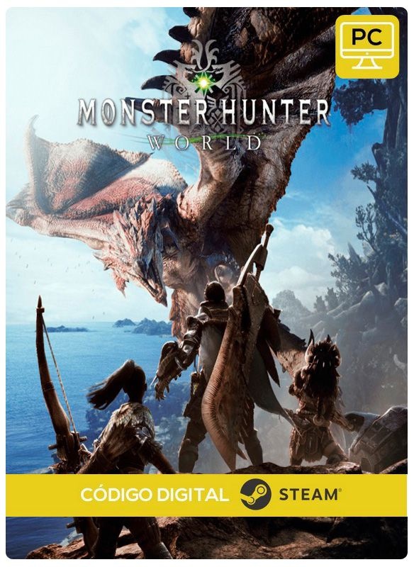 Monster Hunter: World Pc Steam Código De Resgate Digital