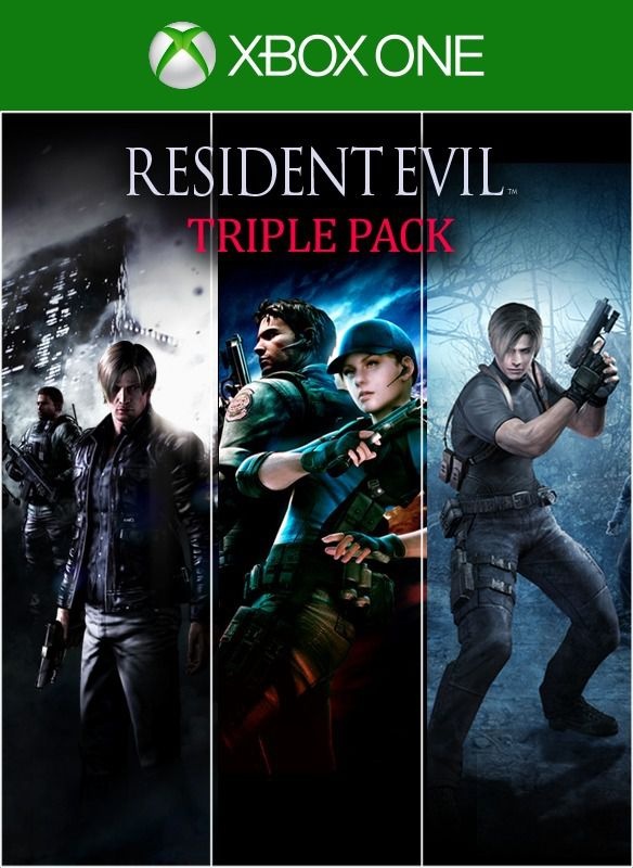 Pacote Triplo Resident Evil  Xbox One Código 25 Dígitos