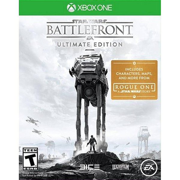 Star Wars Battlefront Ultimate Edition Xbox One Código de Resgate 25 Dígitos