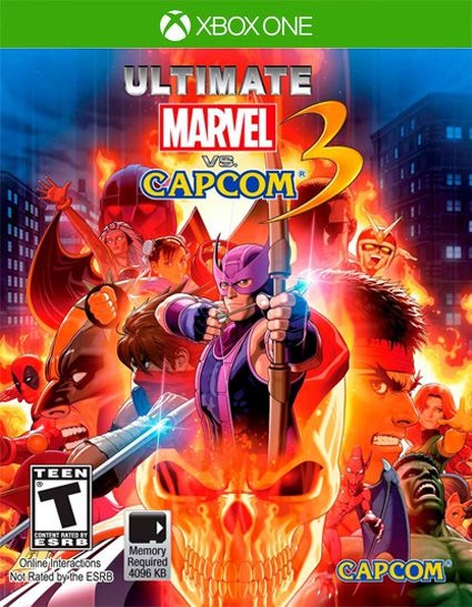 ULTIMATE MARVEL VS. CAPCOM 3  Xbox One Código 25 Dígitos