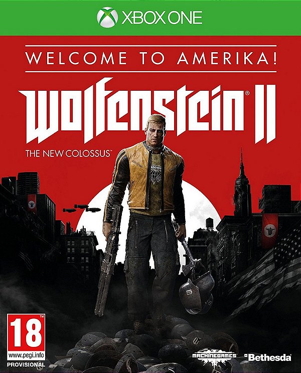 Wolfenstein Ii 2 Xbox One Código de Resgate 25 Midia Digital