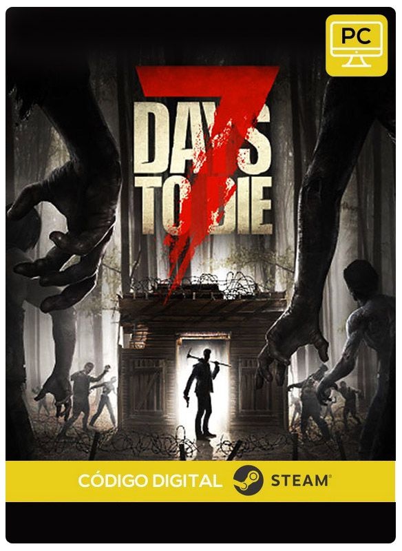 7 Days To Die Steam CD Key Pc Steam Código De Resgate Digital