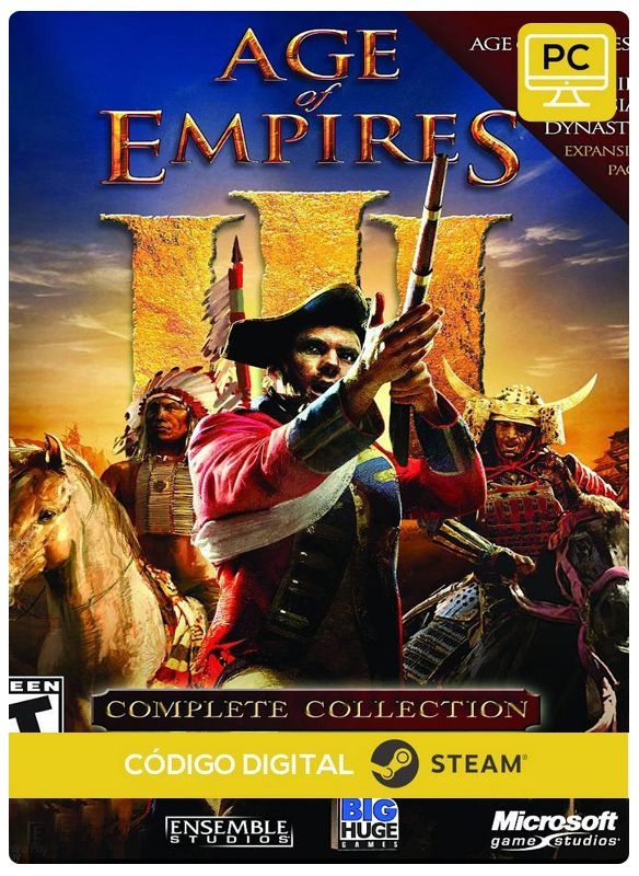 Age of Empires III Complete Collection Steam CD Key Pc Steam Código De Resgate Digital
